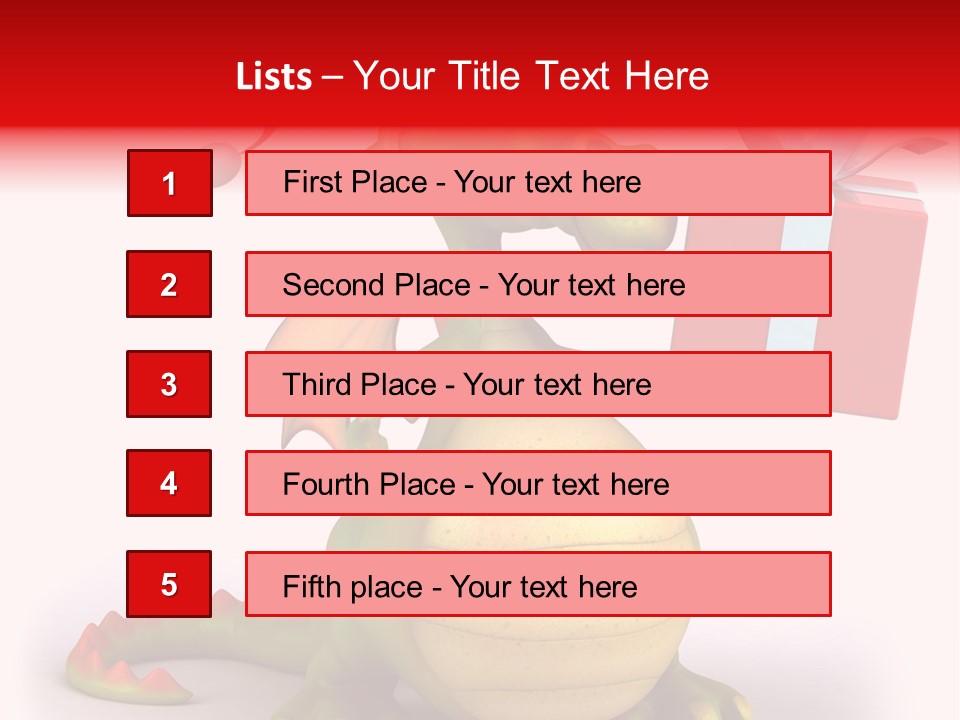 Fire Isolated Smile PowerPoint Template