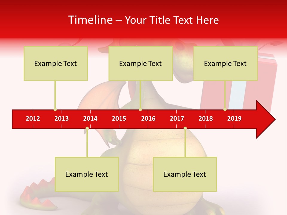 Fire Isolated Smile PowerPoint Template
