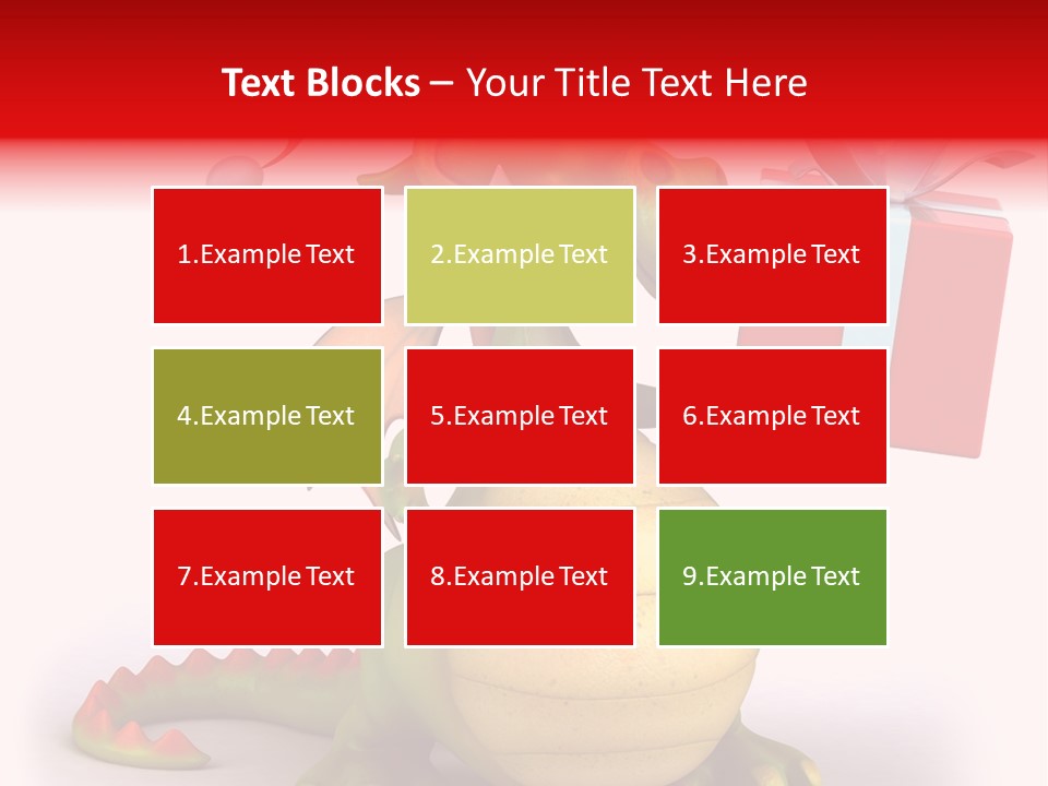 Fire Isolated Smile PowerPoint Template