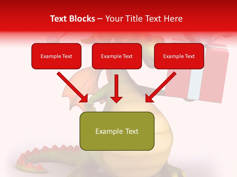Fire Isolated Smile PowerPoint Template
