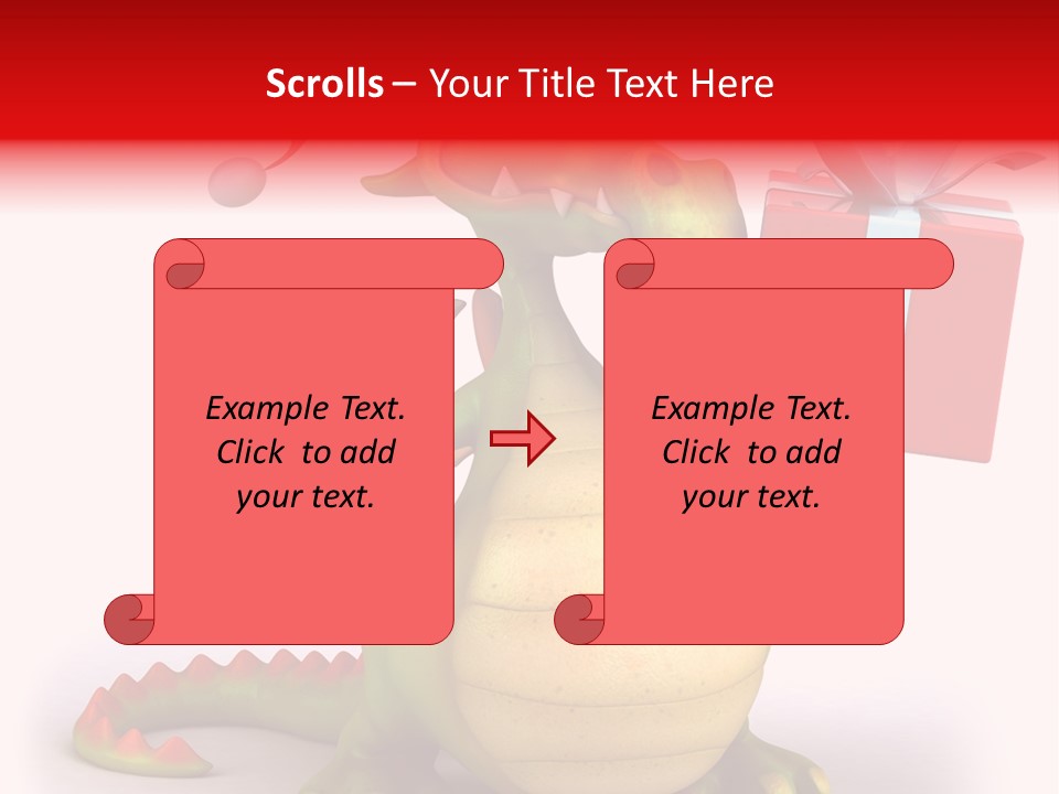 Fire Isolated Smile PowerPoint Template