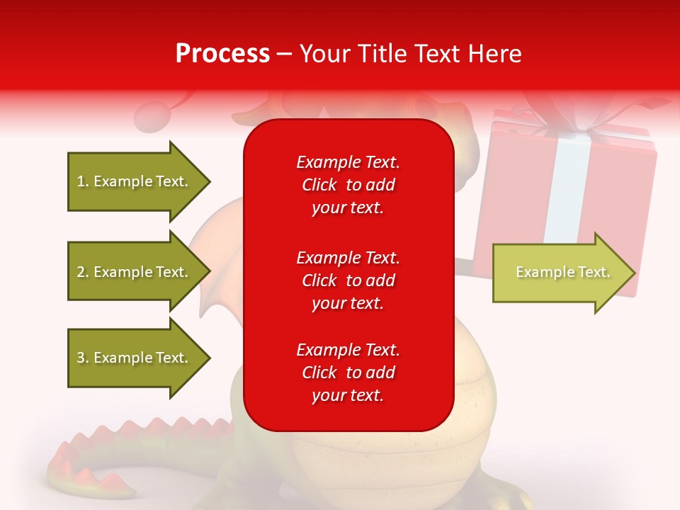 Fire Isolated Smile PowerPoint Template