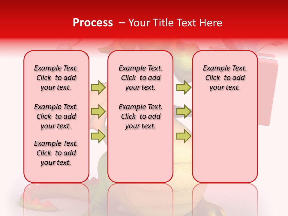 Fire Isolated Smile PowerPoint Template