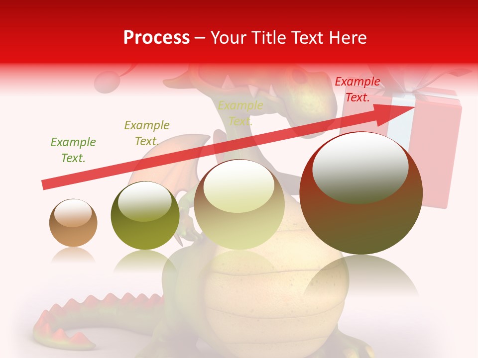 Fire Isolated Smile PowerPoint Template