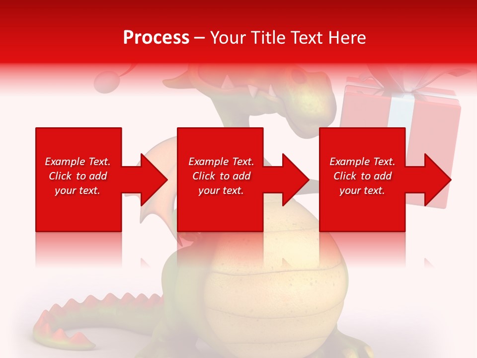 Fire Isolated Smile PowerPoint Template