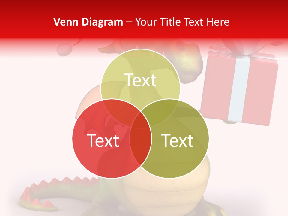 Fire Isolated Smile PowerPoint Template