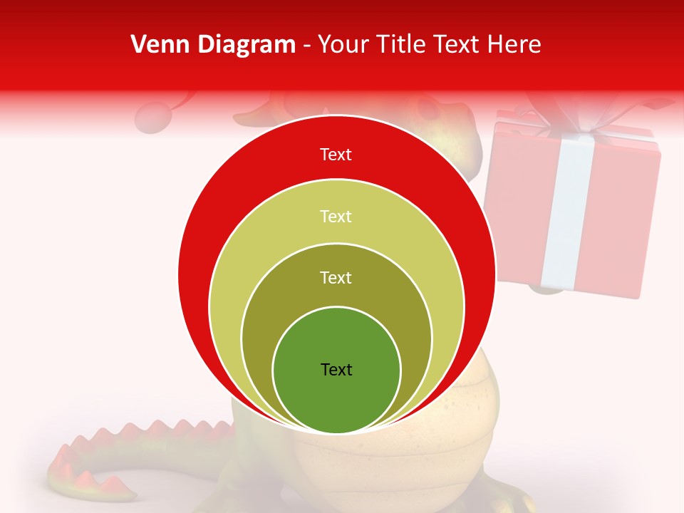 Fire Isolated Smile PowerPoint Template