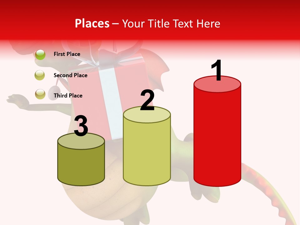 Illustration History Dragon PowerPoint Template