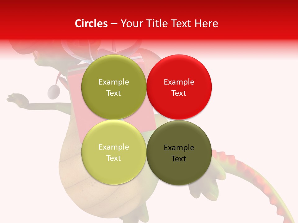 Illustration History Dragon PowerPoint Template