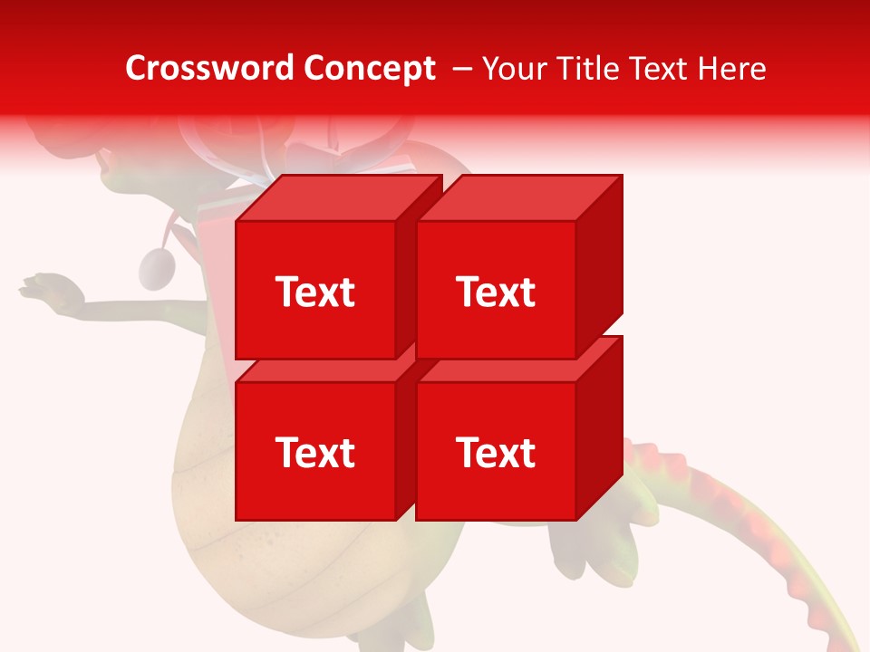 Illustration History Dragon PowerPoint Template