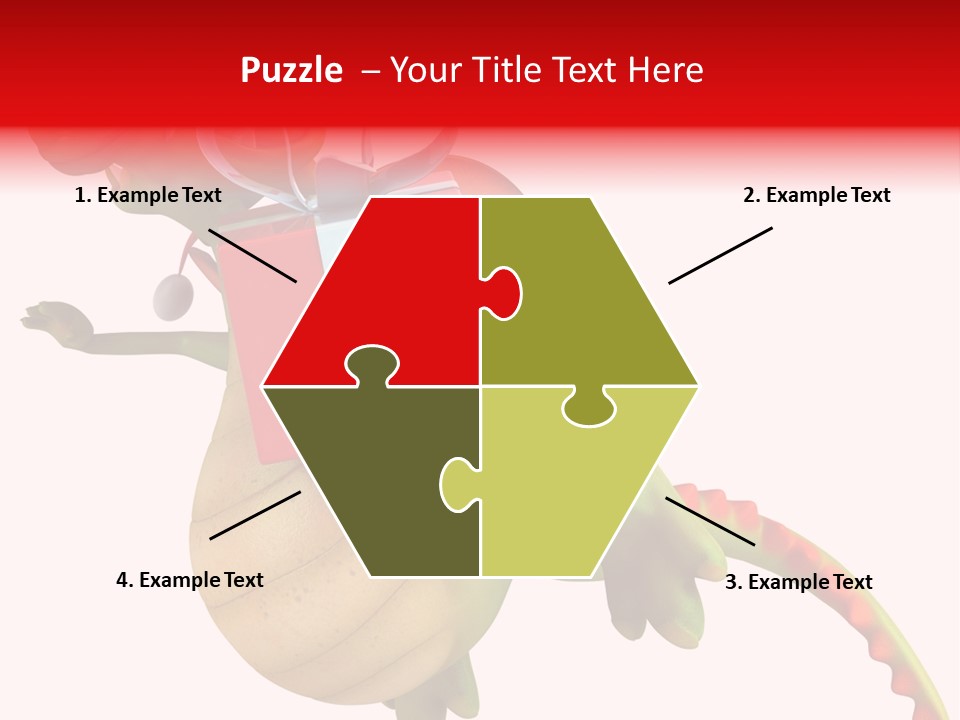 Illustration History Dragon PowerPoint Template