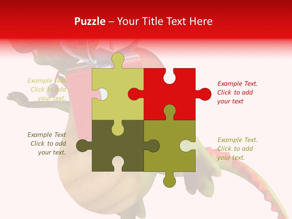 Illustration History Dragon PowerPoint Template