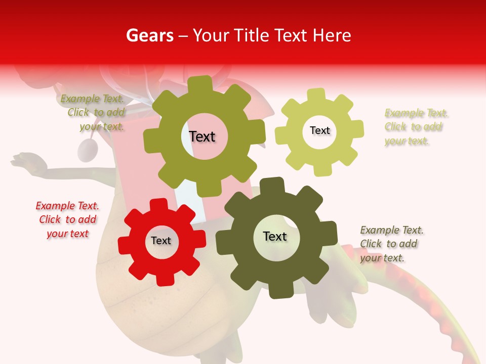 Illustration History Dragon PowerPoint Template