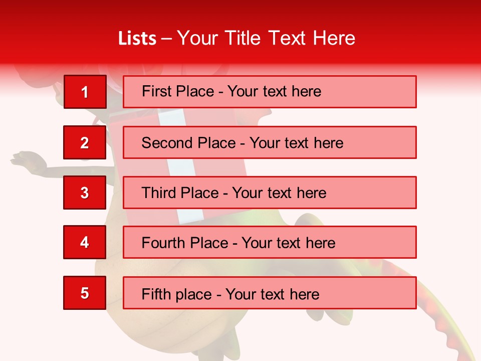 Illustration History Dragon PowerPoint Template