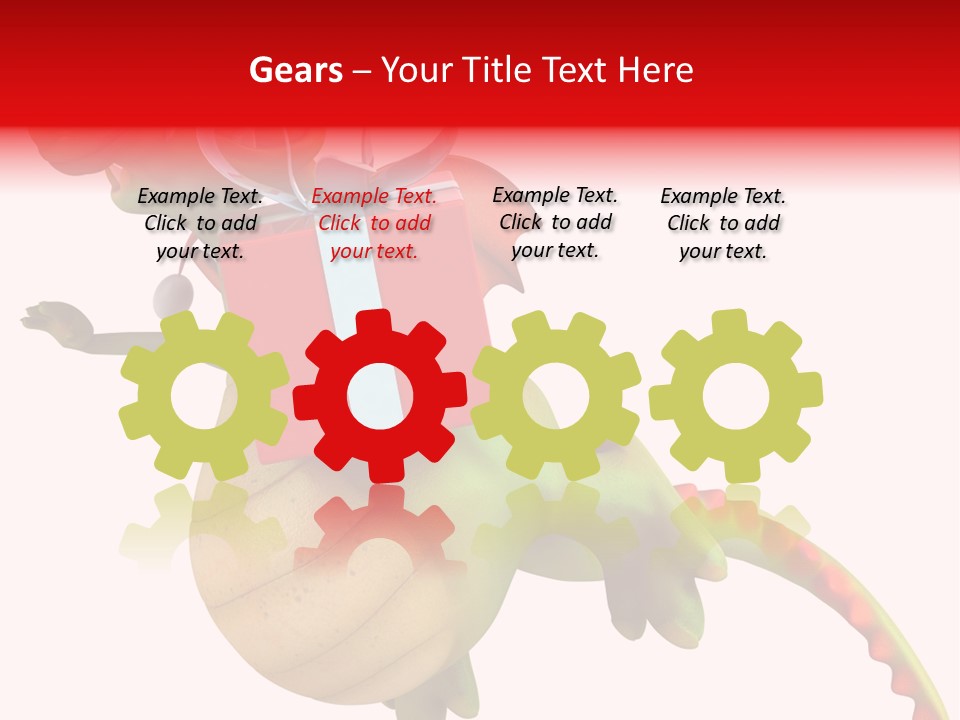 Illustration History Dragon PowerPoint Template