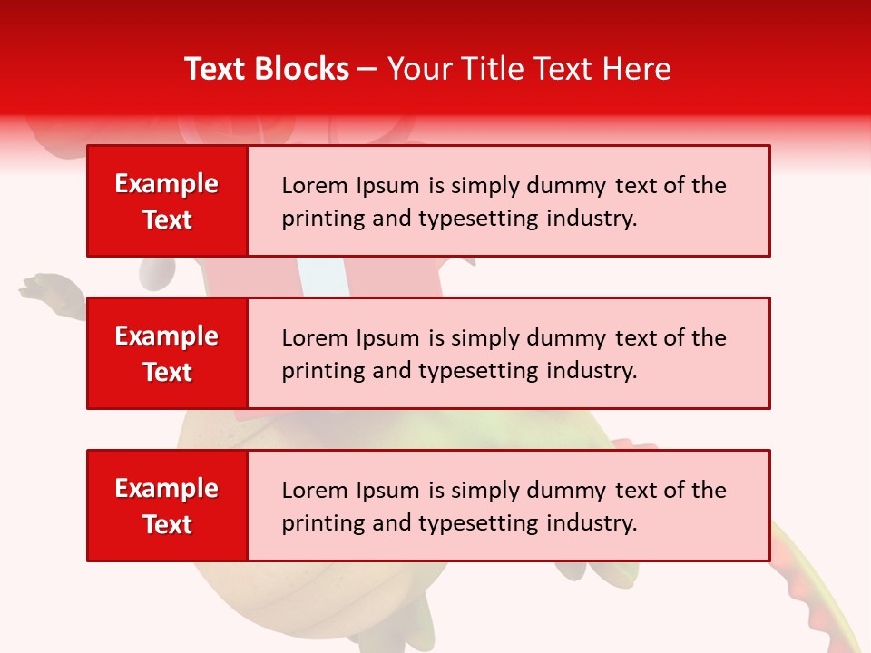 Illustration History Dragon PowerPoint Template
