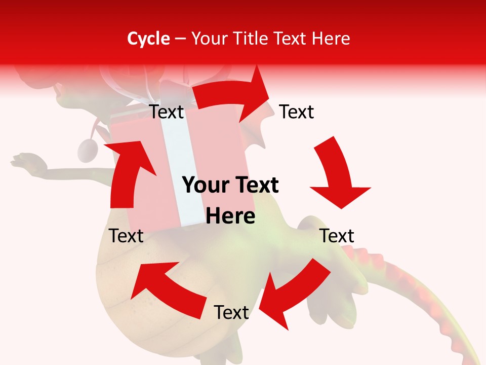 Illustration History Dragon PowerPoint Template