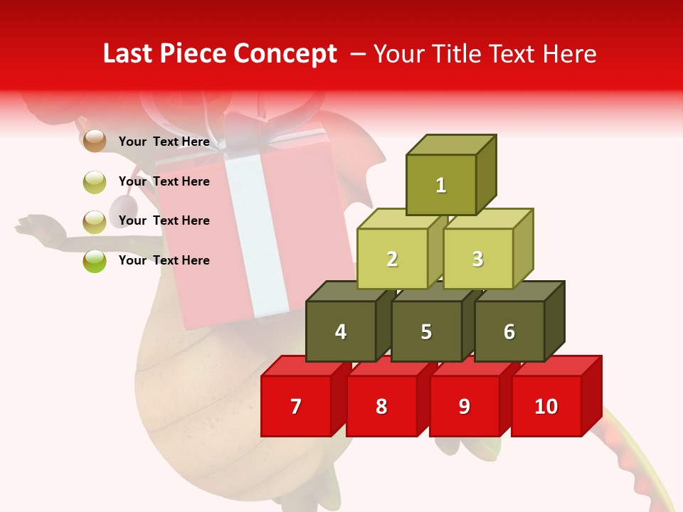 Illustration History Dragon PowerPoint Template