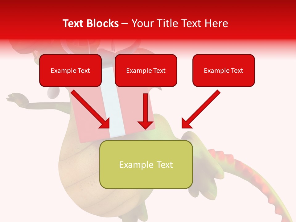 Illustration History Dragon PowerPoint Template