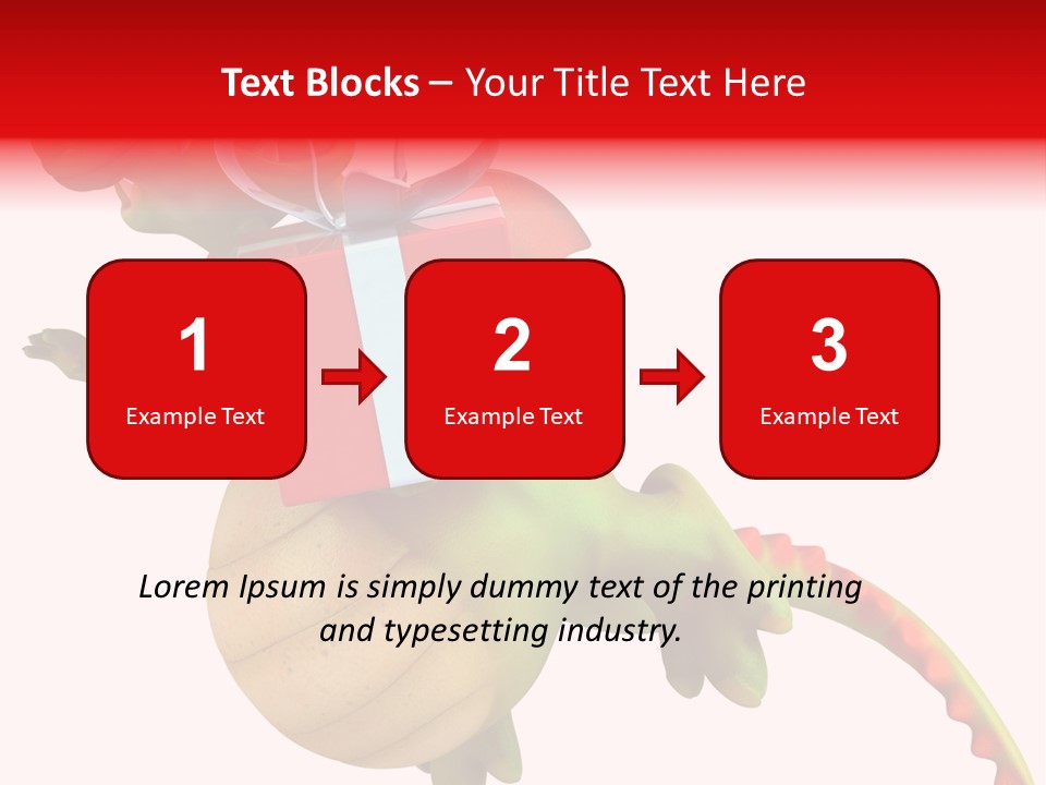 Illustration History Dragon PowerPoint Template