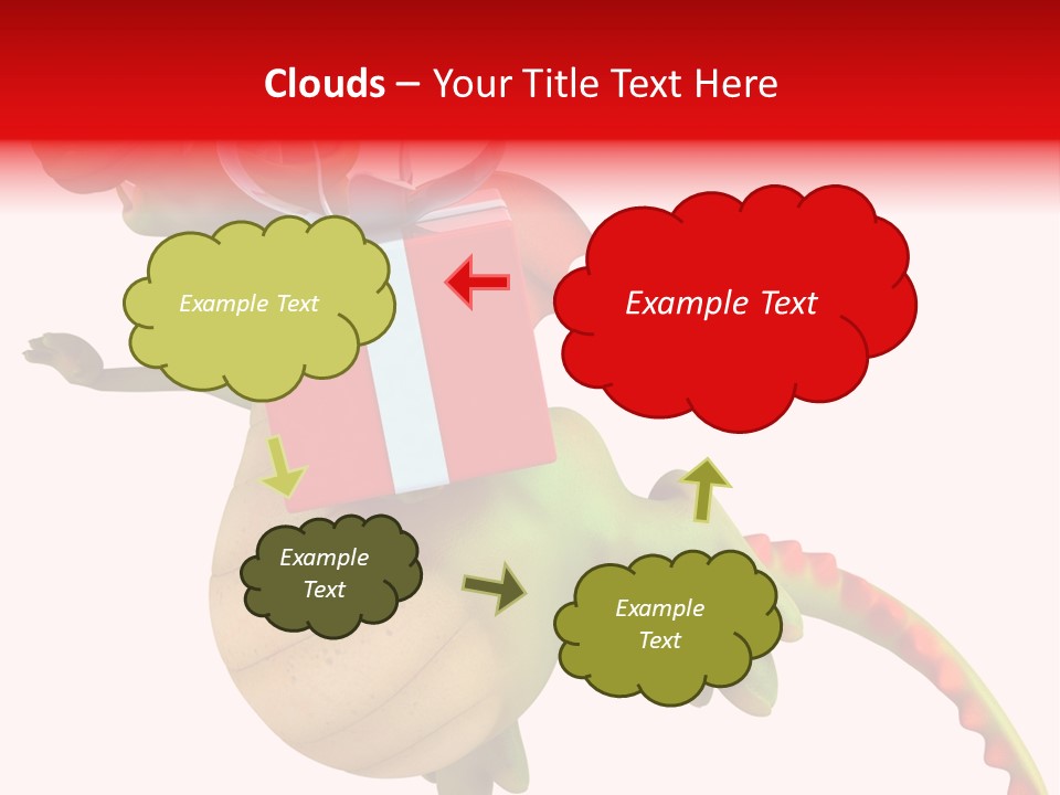 Illustration History Dragon PowerPoint Template