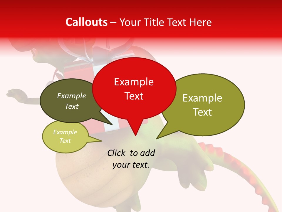 Illustration History Dragon PowerPoint Template