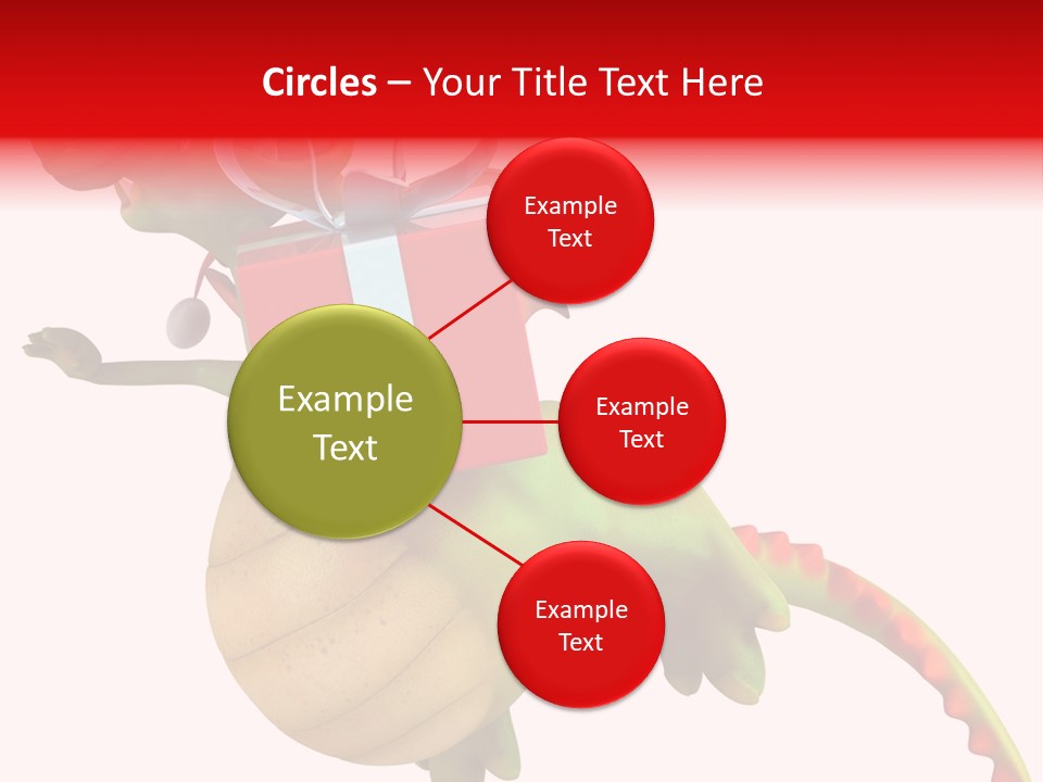 Illustration History Dragon PowerPoint Template