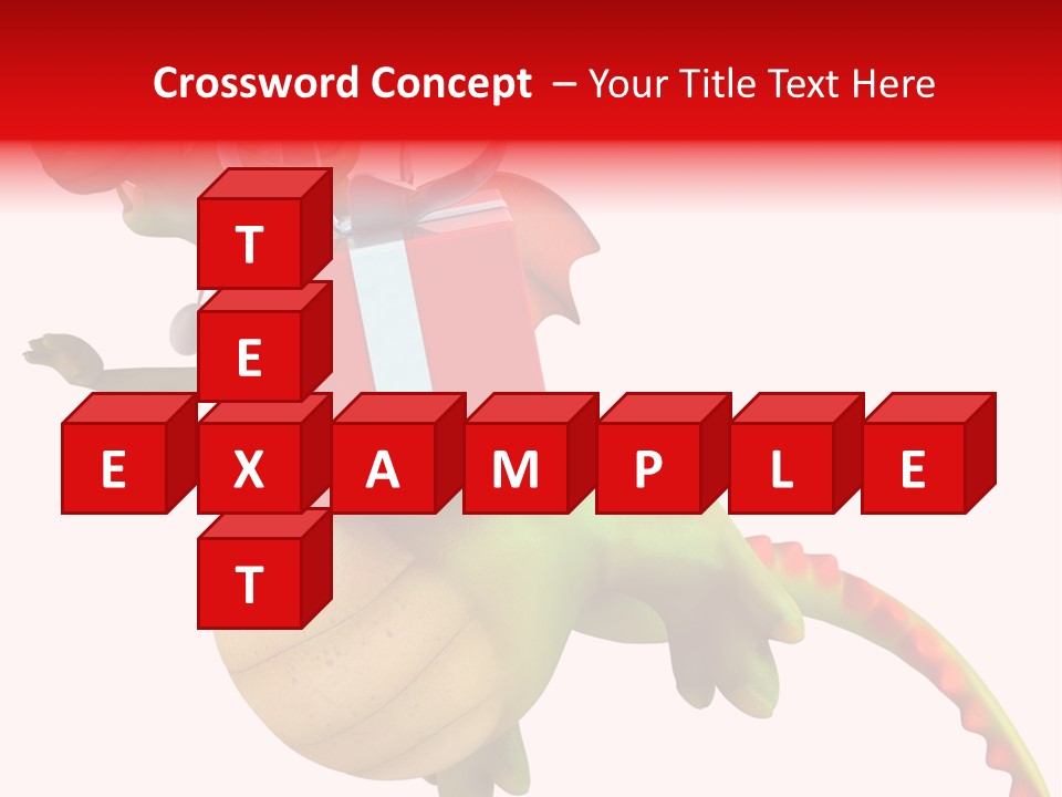 Illustration History Dragon PowerPoint Template