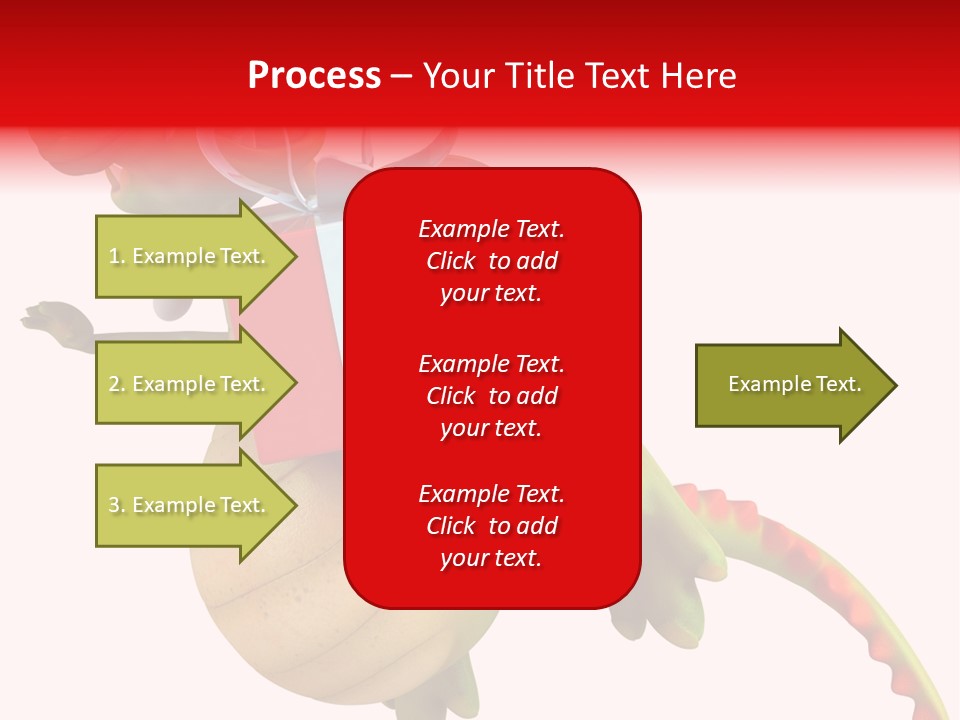 Illustration History Dragon PowerPoint Template