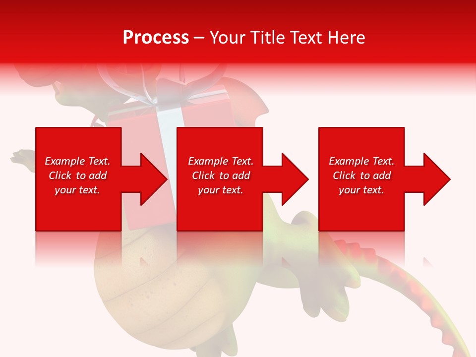 Illustration History Dragon PowerPoint Template