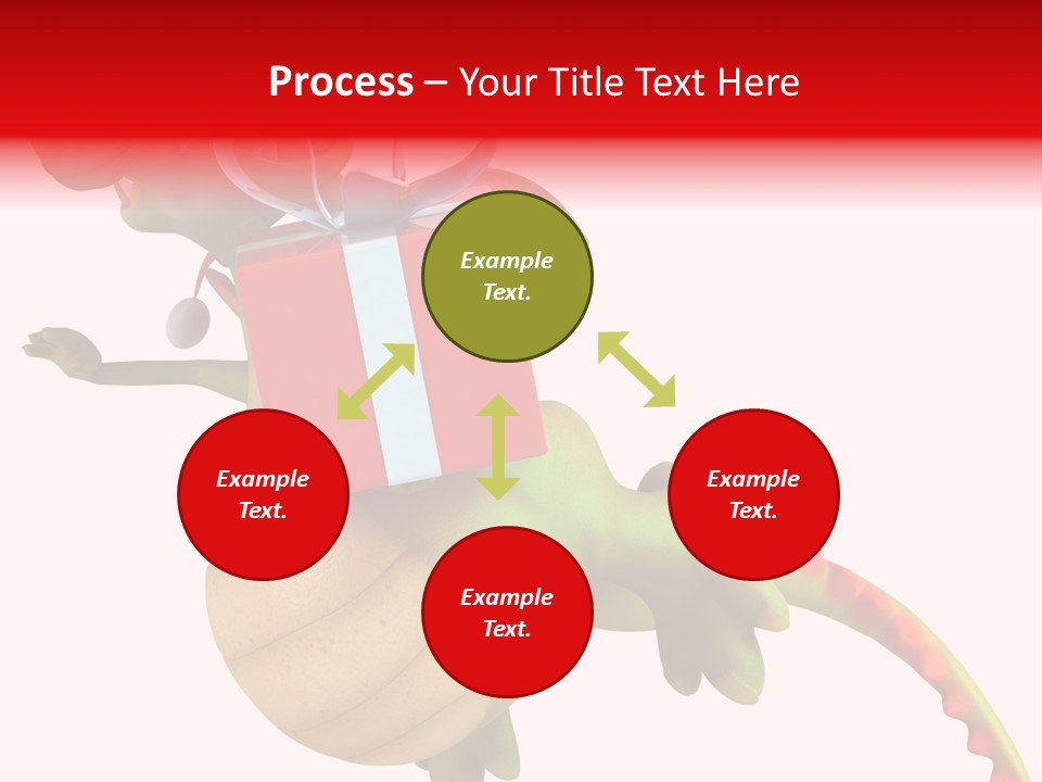 Illustration History Dragon PowerPoint Template