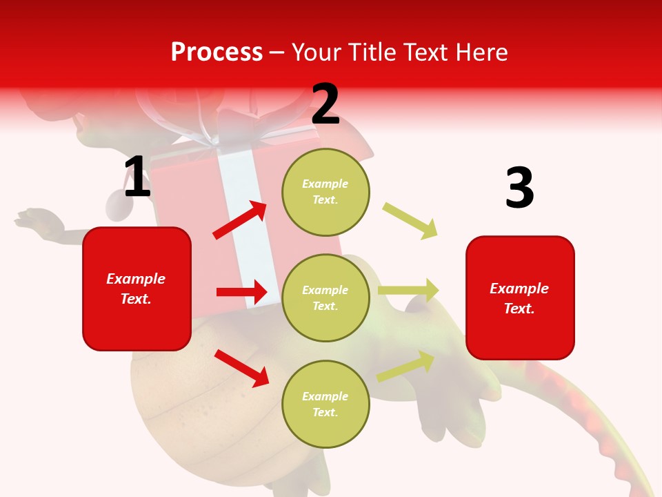 Illustration History Dragon PowerPoint Template