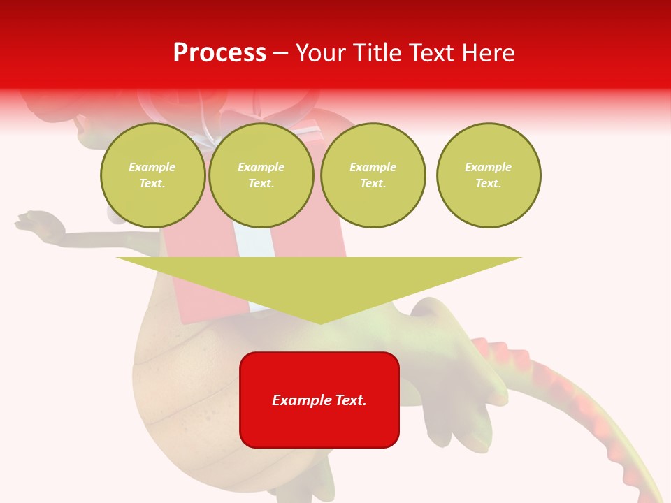 Illustration History Dragon PowerPoint Template