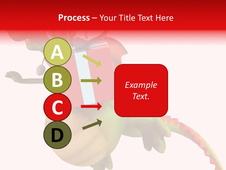 Illustration History Dragon PowerPoint Template