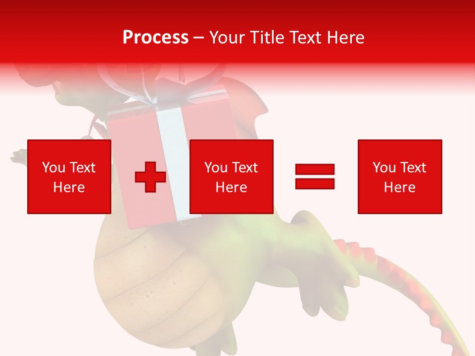 Illustration History Dragon PowerPoint Template