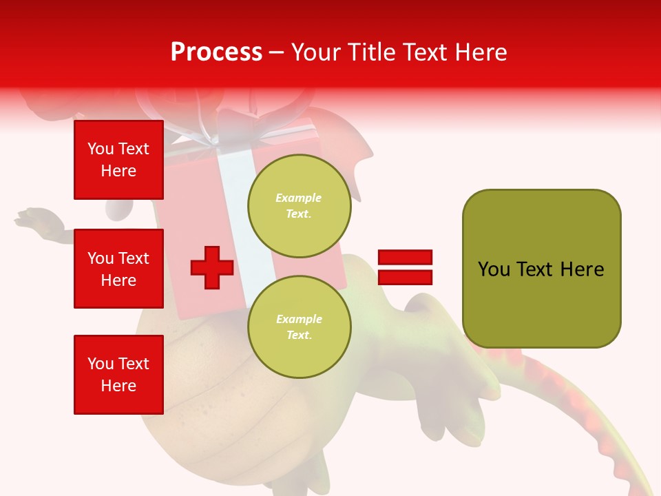 Illustration History Dragon PowerPoint Template