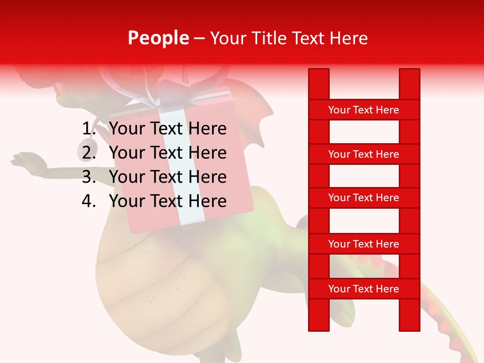 Illustration History Dragon PowerPoint Template