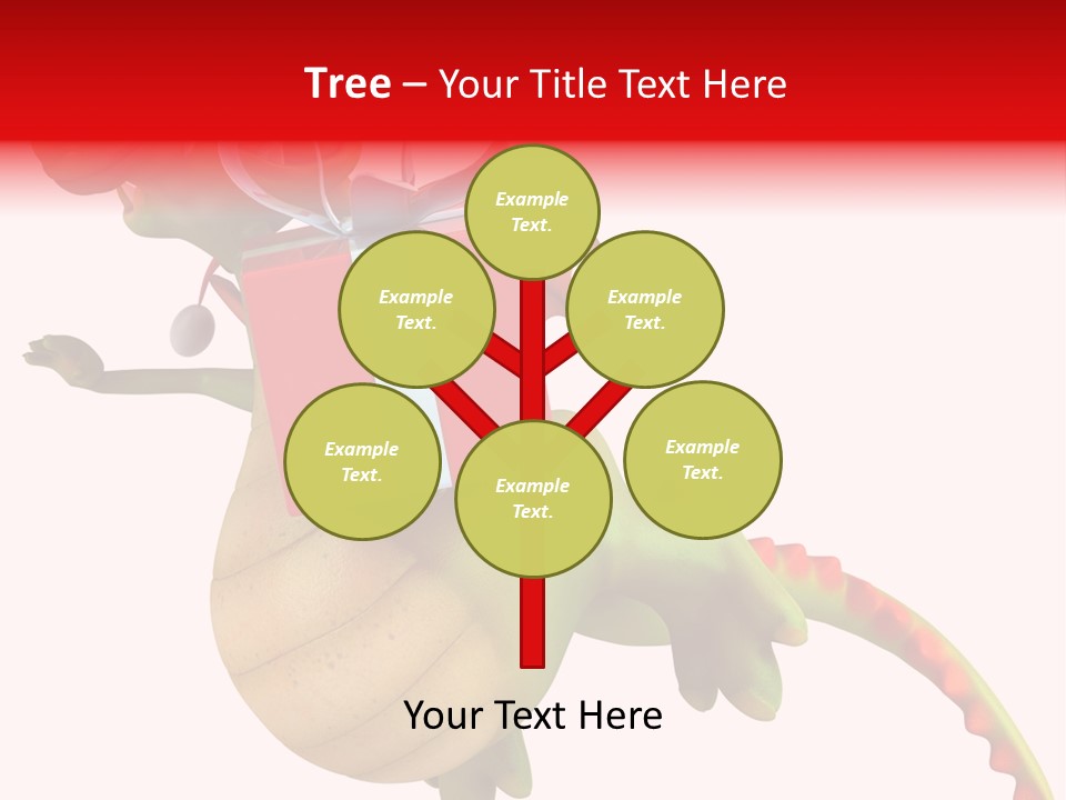 Illustration History Dragon PowerPoint Template