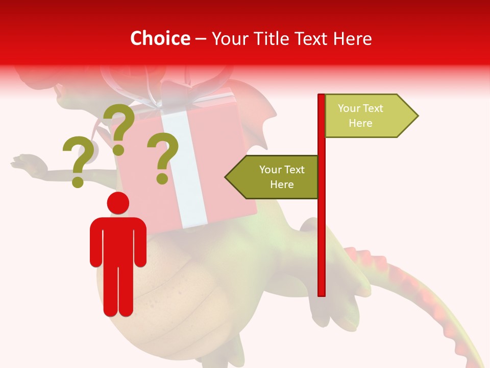 Illustration History Dragon PowerPoint Template