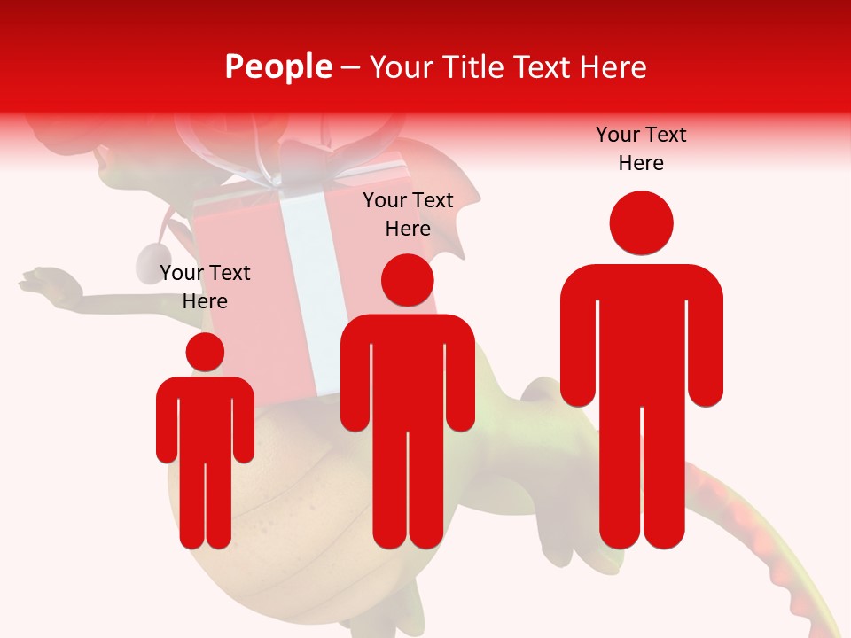 Illustration History Dragon PowerPoint Template