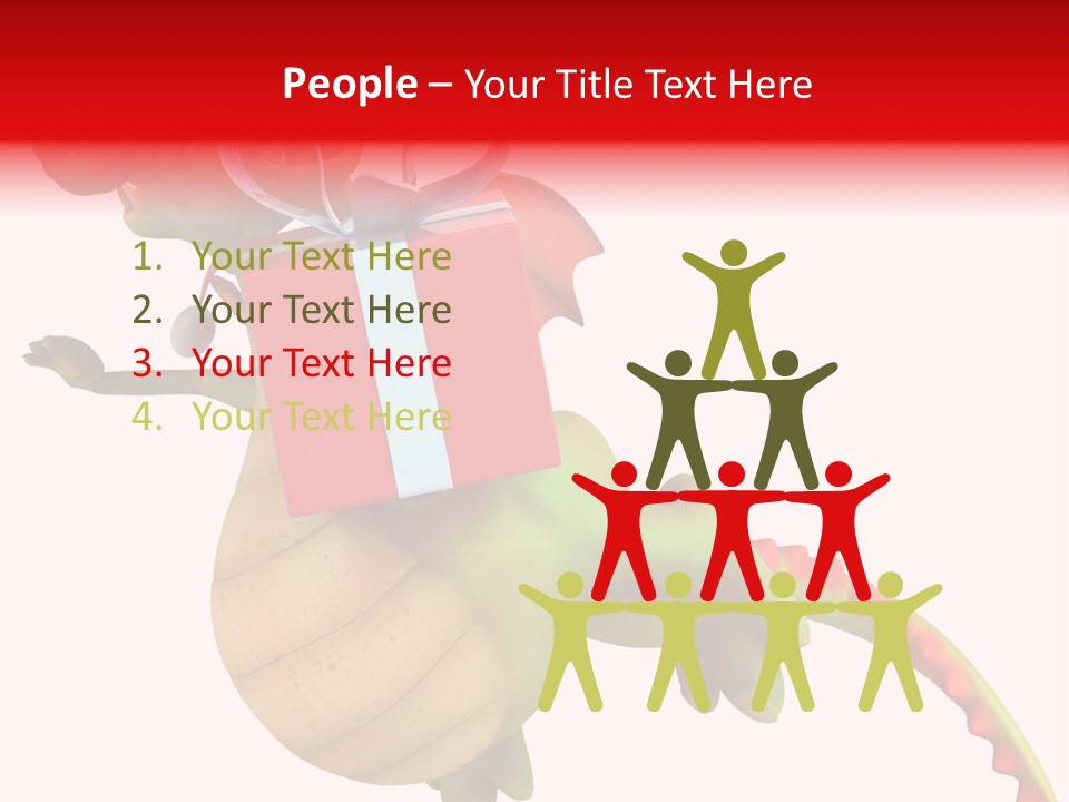 Illustration History Dragon PowerPoint Template