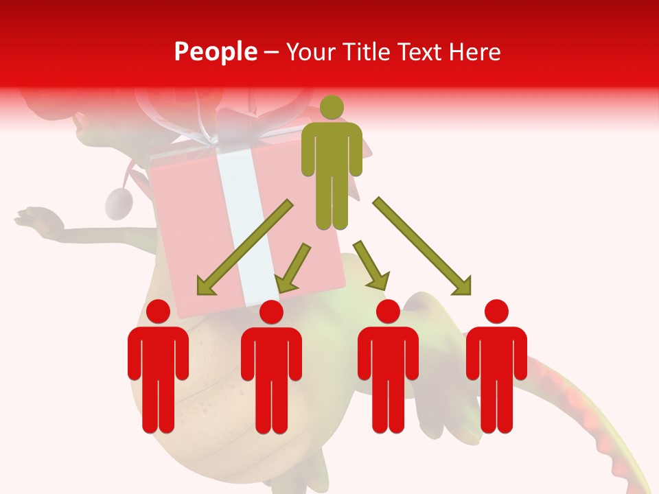 Illustration History Dragon PowerPoint Template