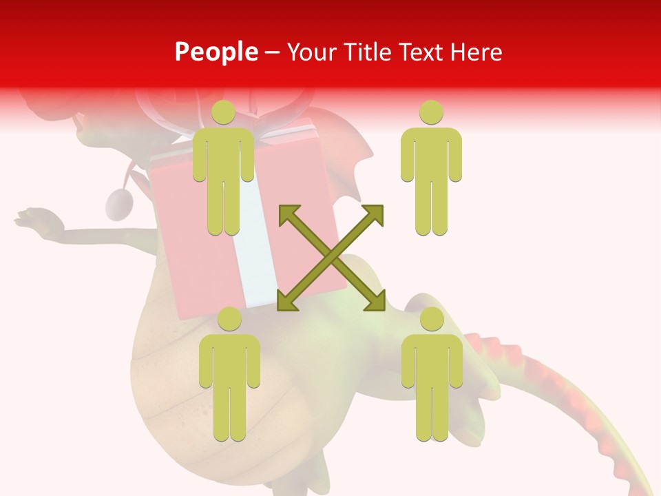 Illustration History Dragon PowerPoint Template