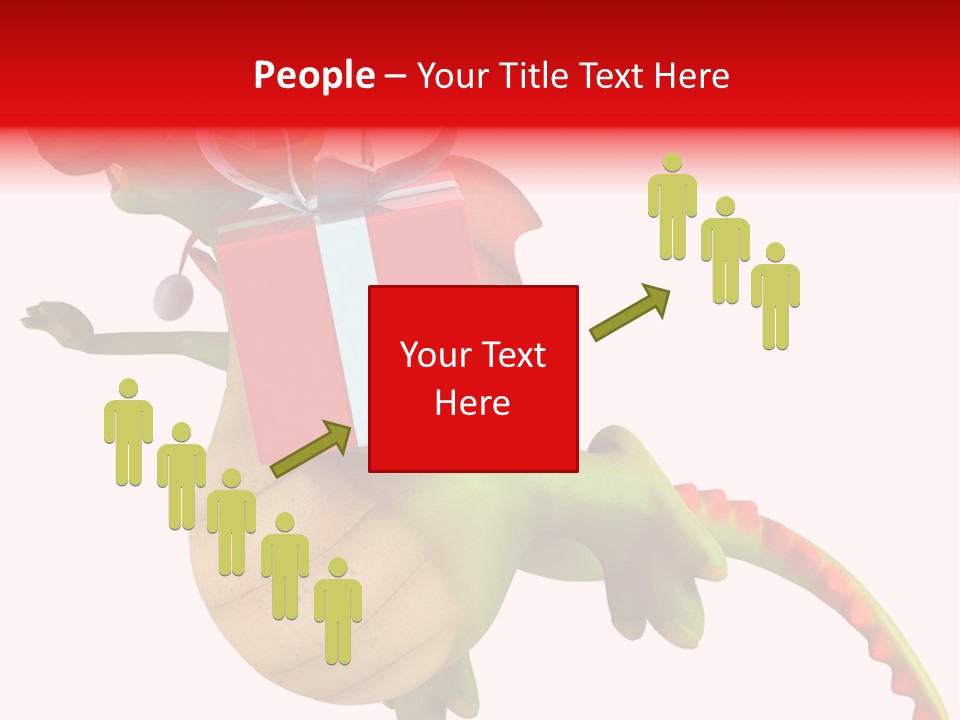 Illustration History Dragon PowerPoint Template