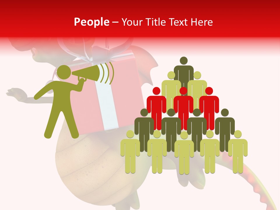 Illustration History Dragon PowerPoint Template