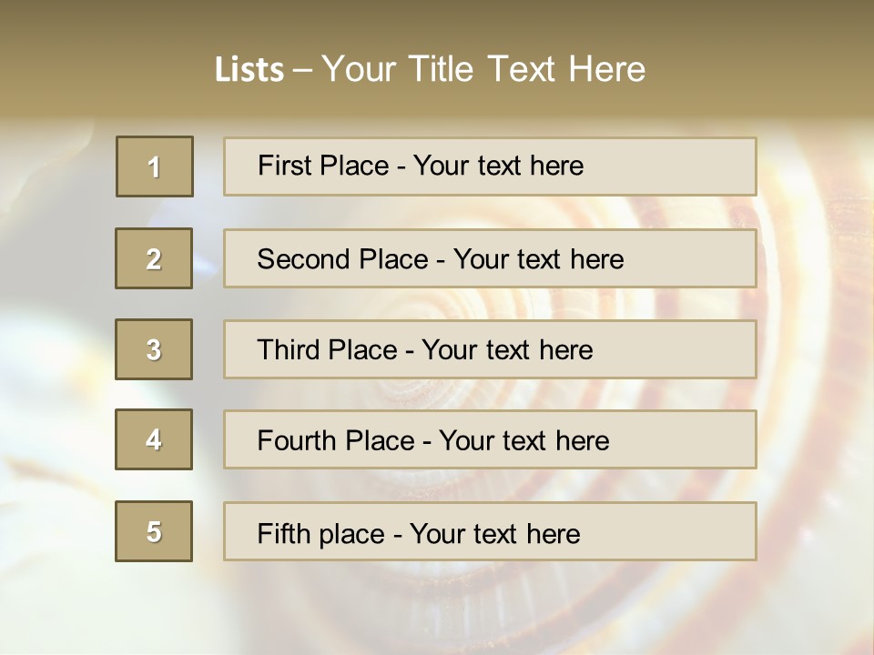 Background Objects Life PowerPoint Template