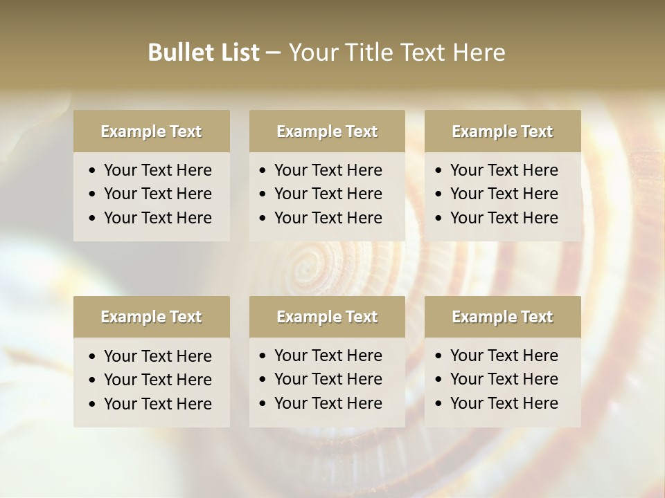 Background Objects Life PowerPoint Template