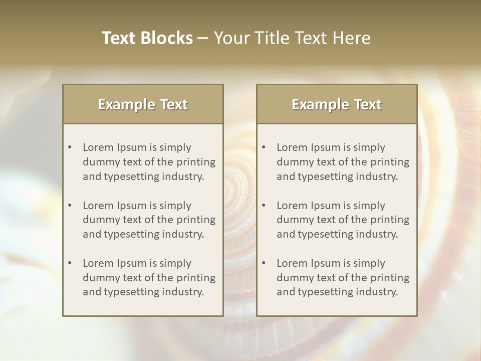 Background Objects Life PowerPoint Template