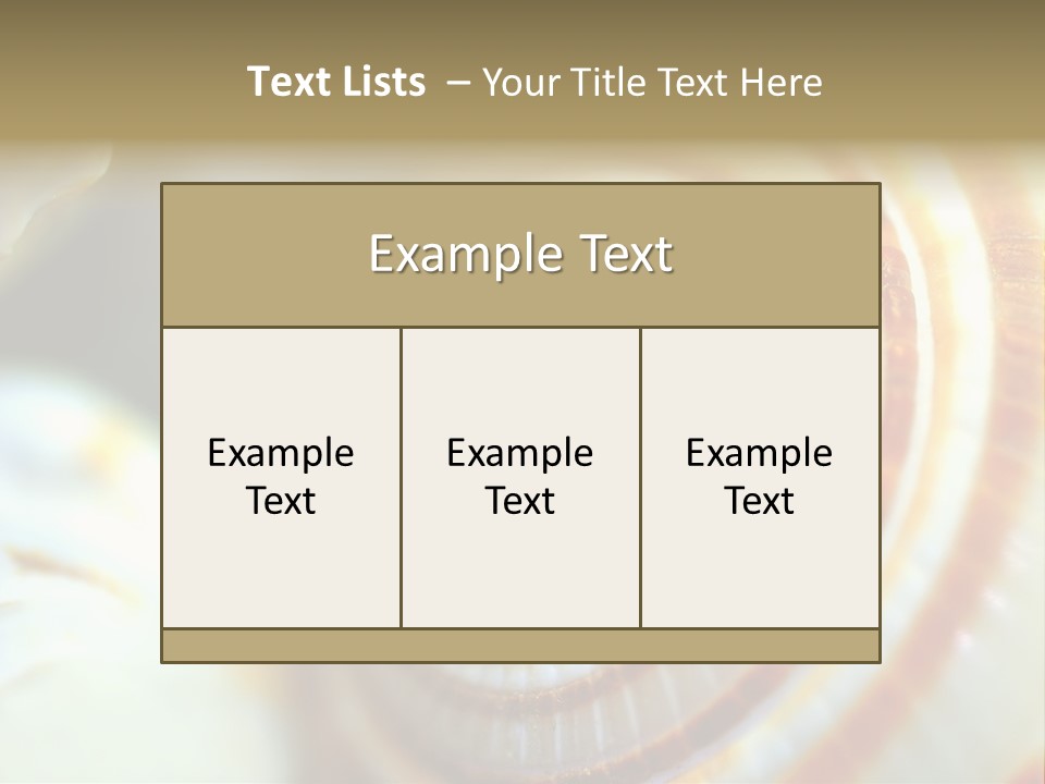 Background Objects Life PowerPoint Template