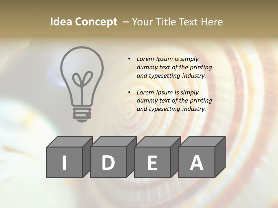 Background Objects Life PowerPoint Template